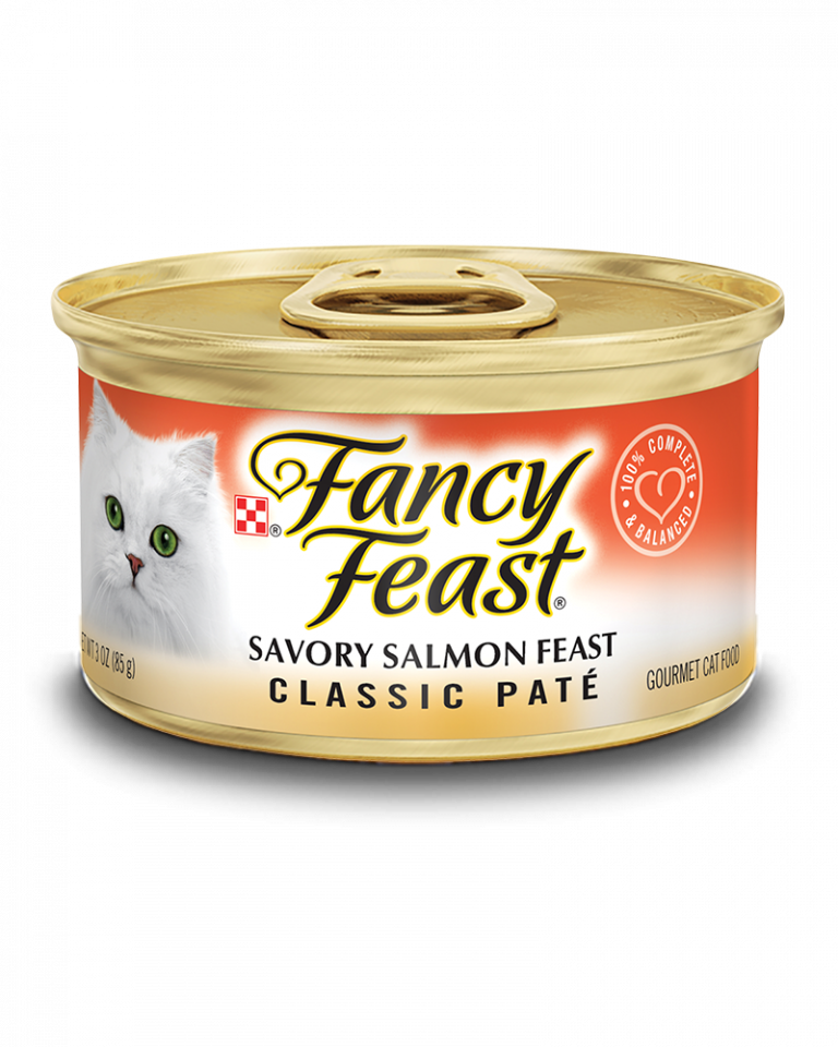⁦שימורים לחתול פנסי פיסט פטה מוס סלמון 85 גרם Fancy Feast⁩ – תמונה ⁦1⁩