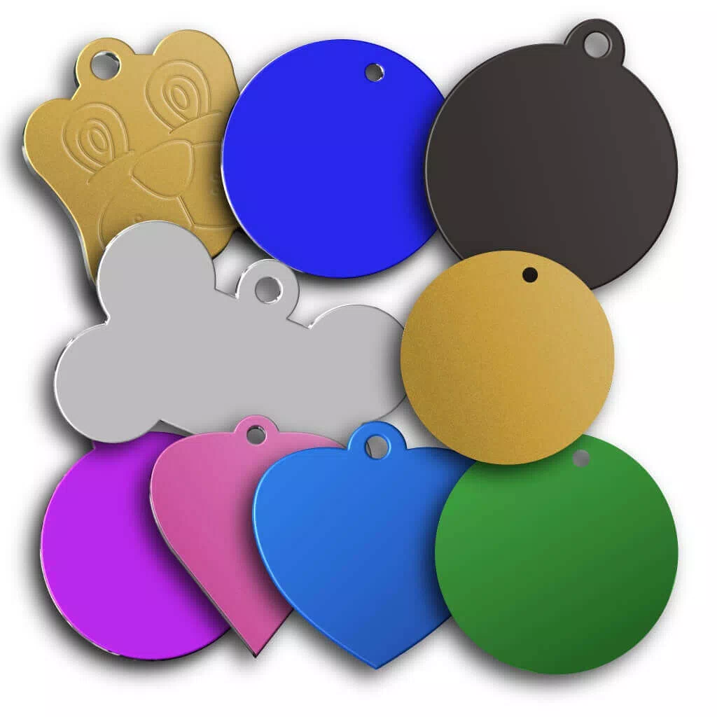 aluminium-dog-tags-lightweight תג שם חריטה אישית – תמונה 1