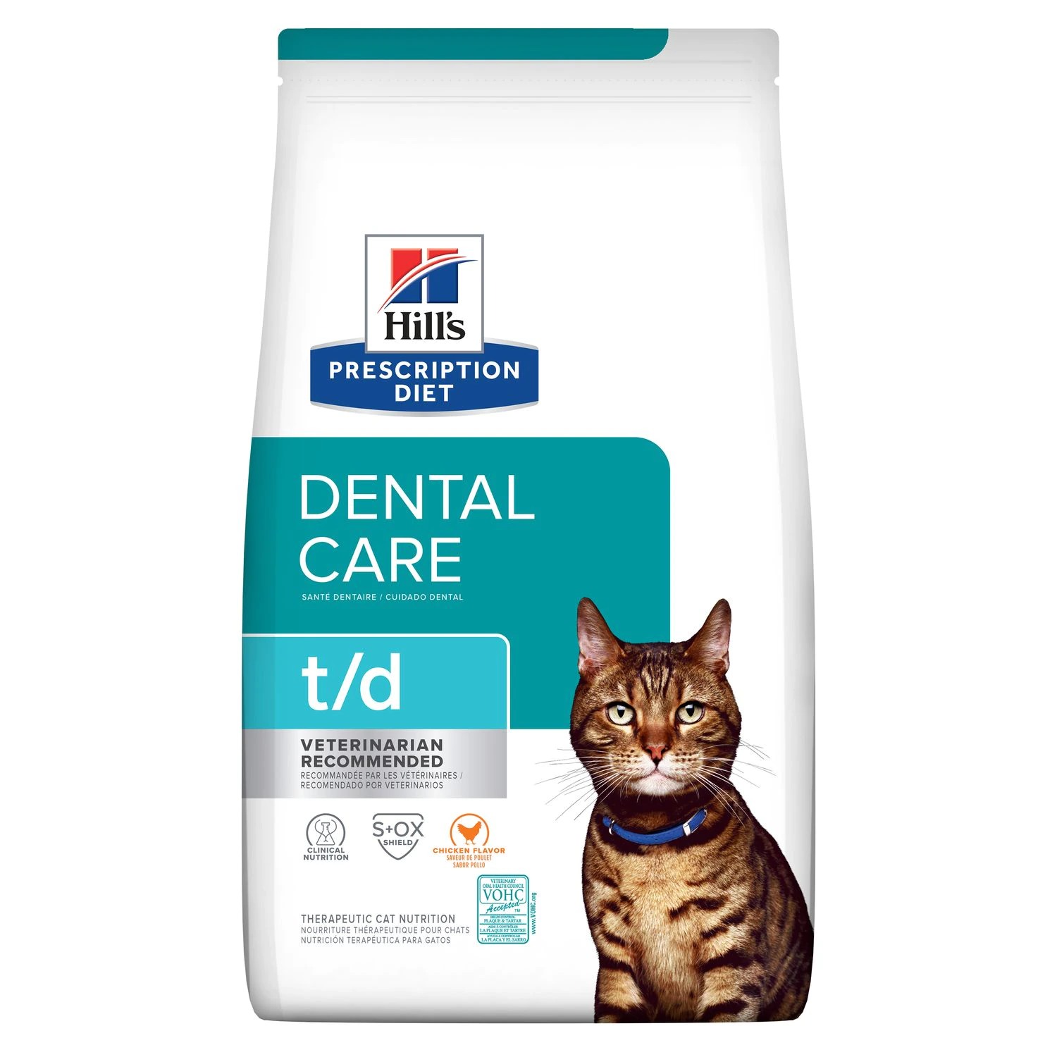 pd-td-feline-dry-productShot_zoom הילס רפואי T/D לחתול 1.5 ק"ג Hills – תמונה 1