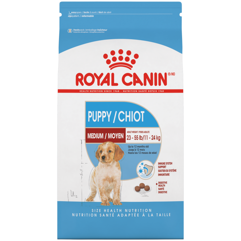 ⁦רויאל קנין מדיום פאפי 15 ק"ג Royal Canin⁩ – תמונה ⁦1⁩