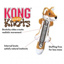 קונג צעצוע לעיס עם קשר KONG Scrunch Knots – תמונה 2
