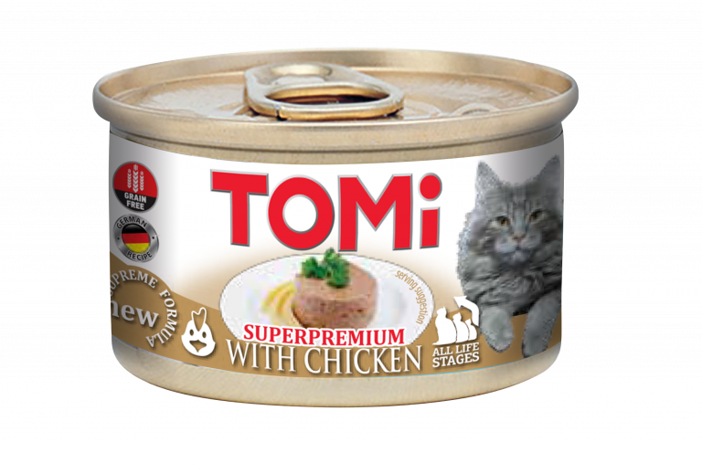 ⁦טומי פטה לחתול עוף 85 גרם TOMI⁩ – תמונה ⁦1⁩