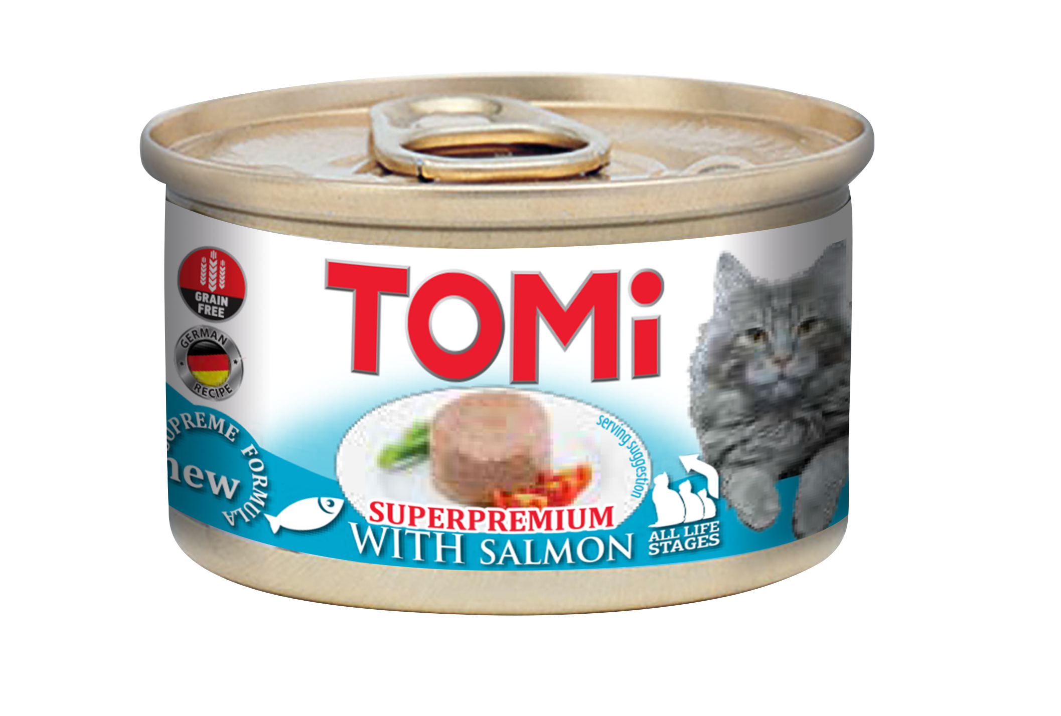 salmon85g-350x236 טומי פטה לחתול סלמון 85 גרם TOMI – תמונה 1
