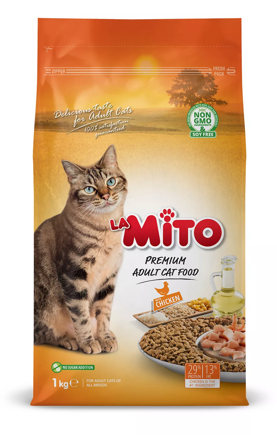 מיטו 1 קג מיטו חתולים עוף 1 ק"ג Mito – תמונה 1