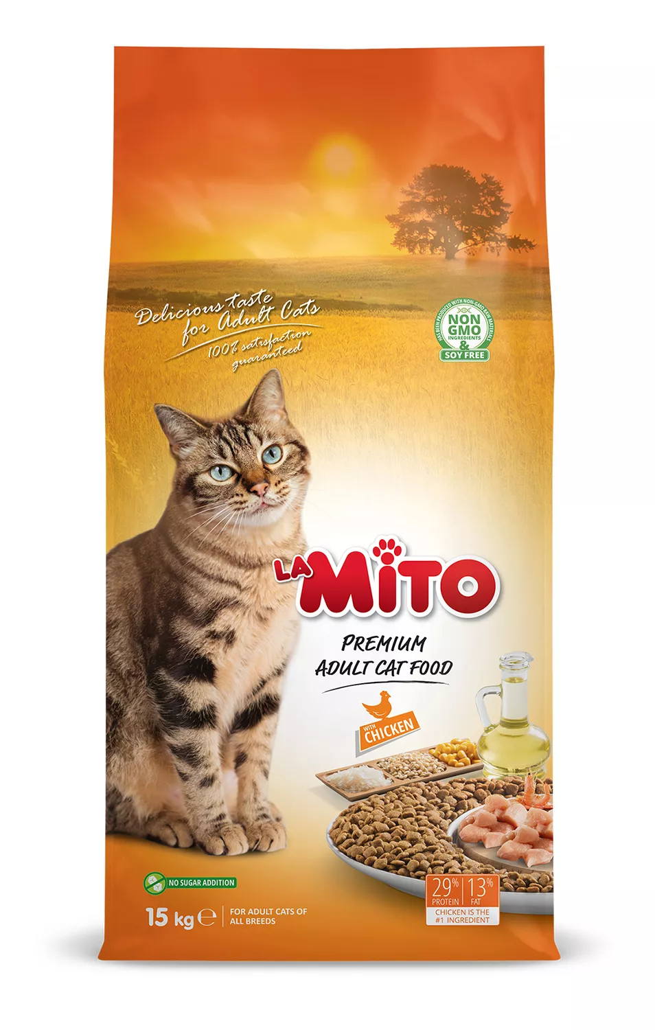 מיטו 15 קג מיטו חתולים עוף  15 ק"ג  Mito – תמונה 1