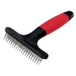 מברשת 5874 מגרפה שיניים רוטטת שתי שורות Ferplast