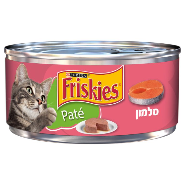 ⁦שימורי פריסקיז פטה סלמון 156 גרם Friskies⁩ – תמונה ⁦1⁩