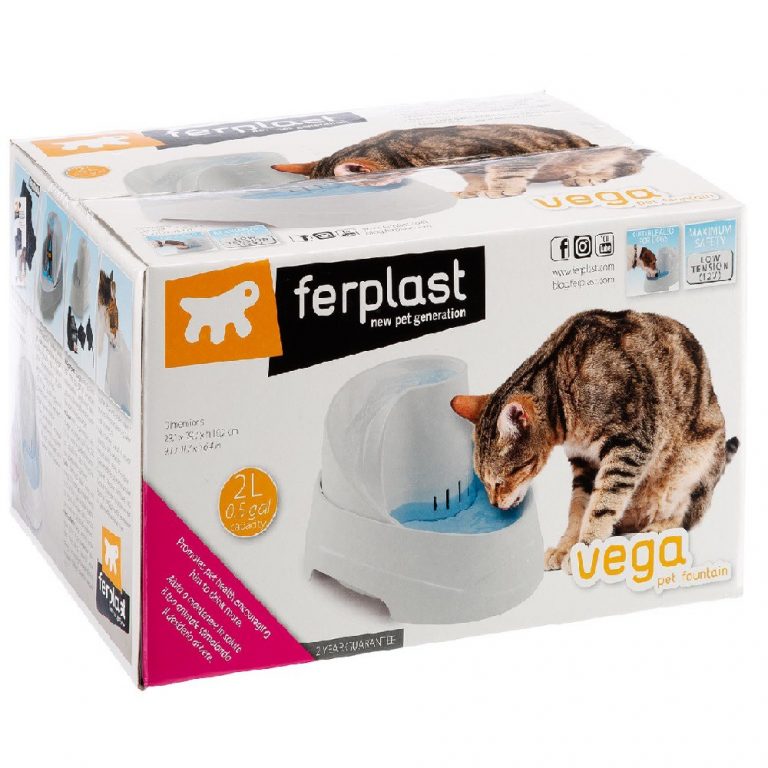 ⁦מזרקת מים 2 ליטר וגה Ferplast⁩ – תמונה ⁦1⁩