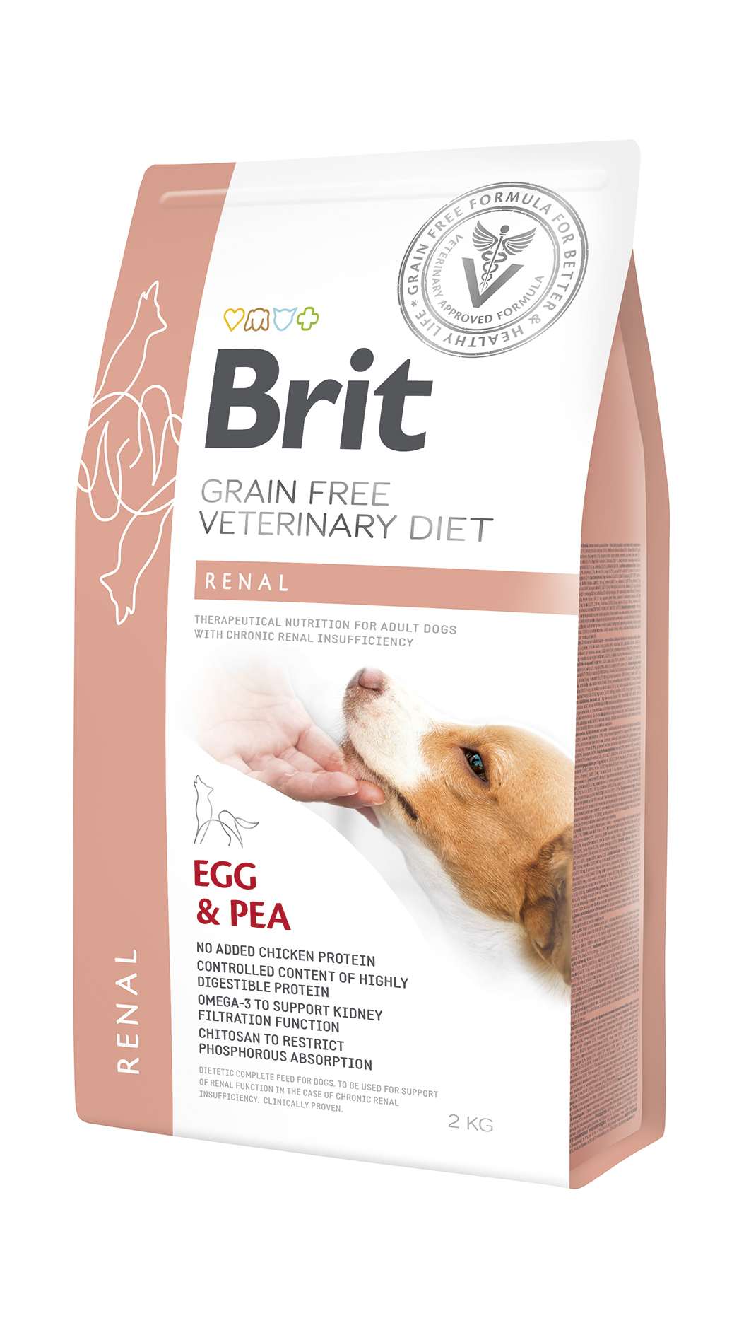 3D_18427_Brit_VD_DOG_renal_2-kg.jpg בריט תזונה וטרינרית לכלבים רנל 2 ק"ג Brit Veterinary Diet – תמונה 1