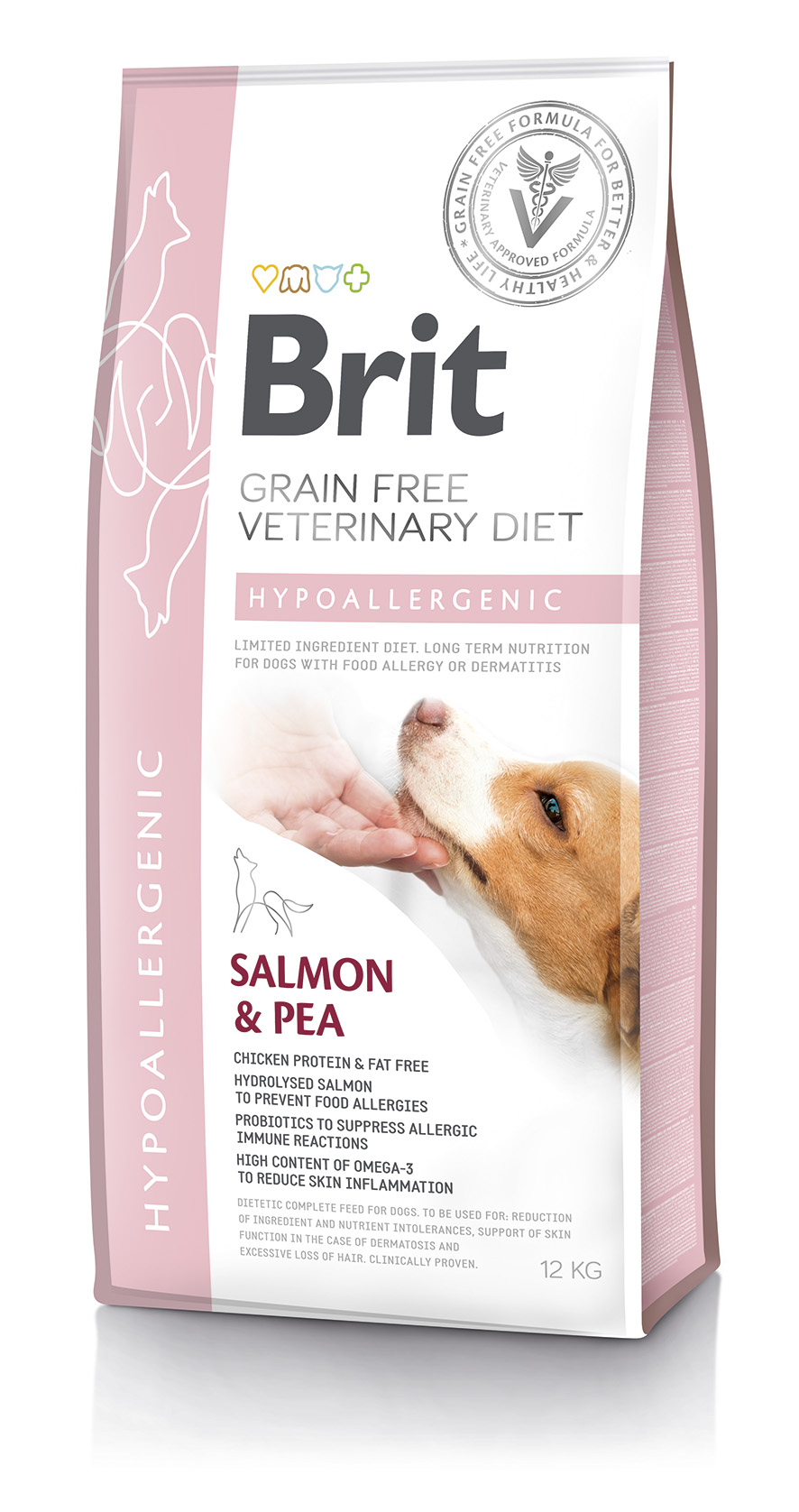 3D_Brit_VETERINARY-DIET_DOG_hypoallergenic_12kg-1.jpg בריט תזונה וטרינרית לכלבים היפואלרגני 12 ק"ג Brit Veterinary Diet – תמונה 1