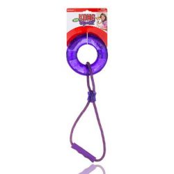 קונג חישוק לחיץ עם חבל לארג' KONG