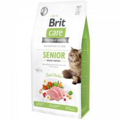 בריט קר חתול בוגר סניור/לייט נטול דגנים 7 ק"ג Brit Care