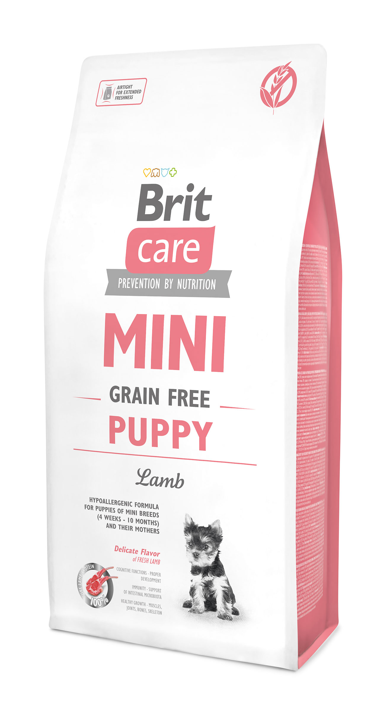 BC_mini_Puppy_3D_7kg.jpg בריט קר מיני נטול דגנים גור כבש 2 ק"ג Brit Care – תמונה 1