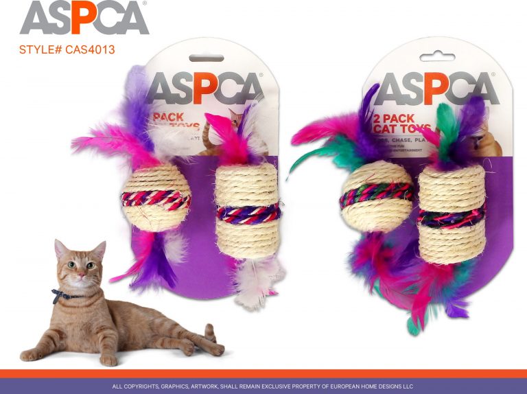 ⁦צעצוע לחתול גליל וכדור גירוד ASPCA⁩ – תמונה ⁦1⁩