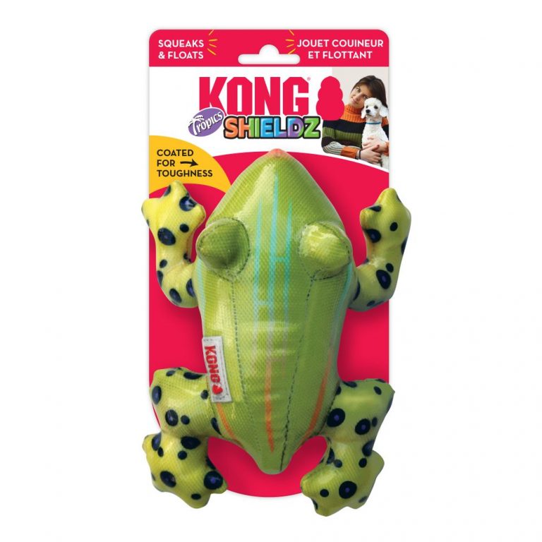 ⁦קונג שילדז טרופיק משחק לכלב צפרדע KONG⁩ – תמונה ⁦2⁩