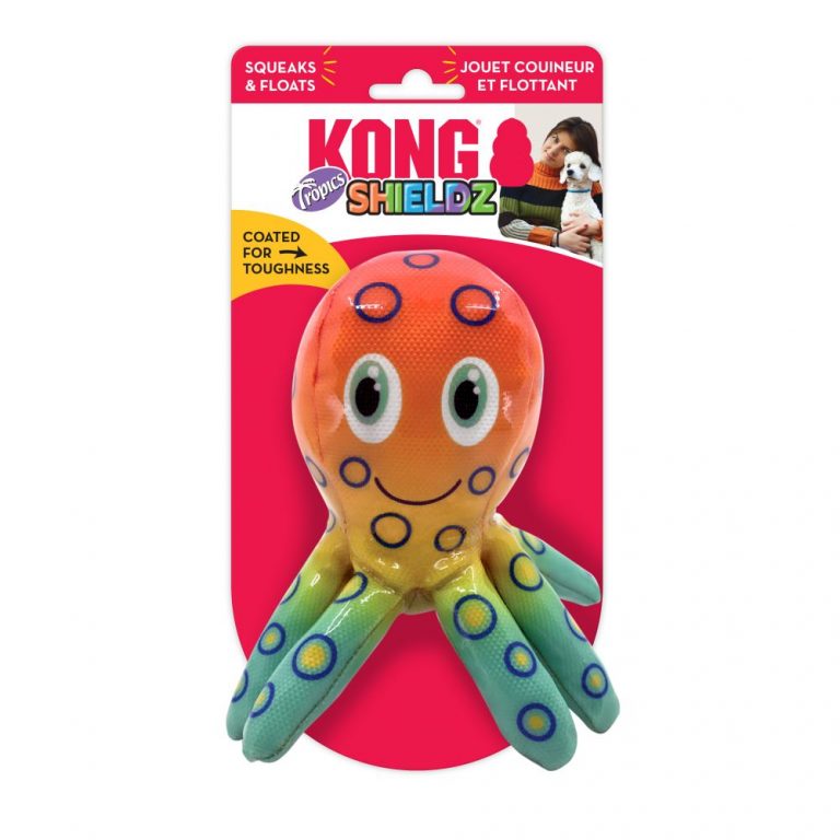 ⁦קונג שילדז טרופיק משחק לכלב תמנון KONG⁩ – תמונה ⁦2⁩