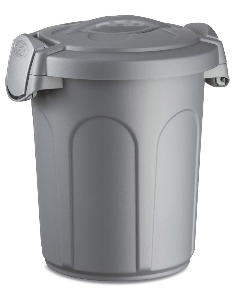 ⁦פח איחסון ספידי 8 ליטר אפור STEFANPLAST⁩ – תמונה ⁦1⁩