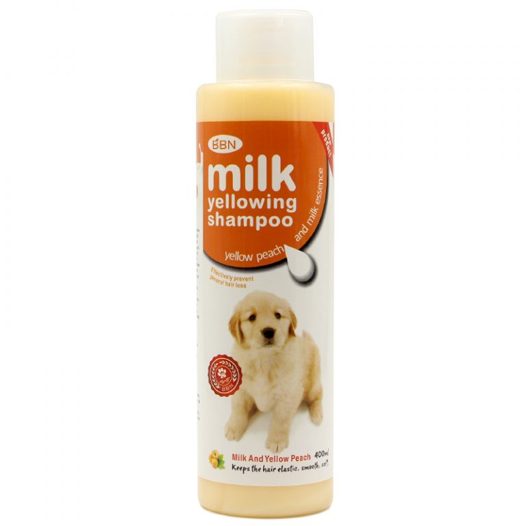 ⁦שמפו קוקוס ואפרסק לפרווה חומה 400 מ"ל Milk⁩ – תמונה ⁦1⁩