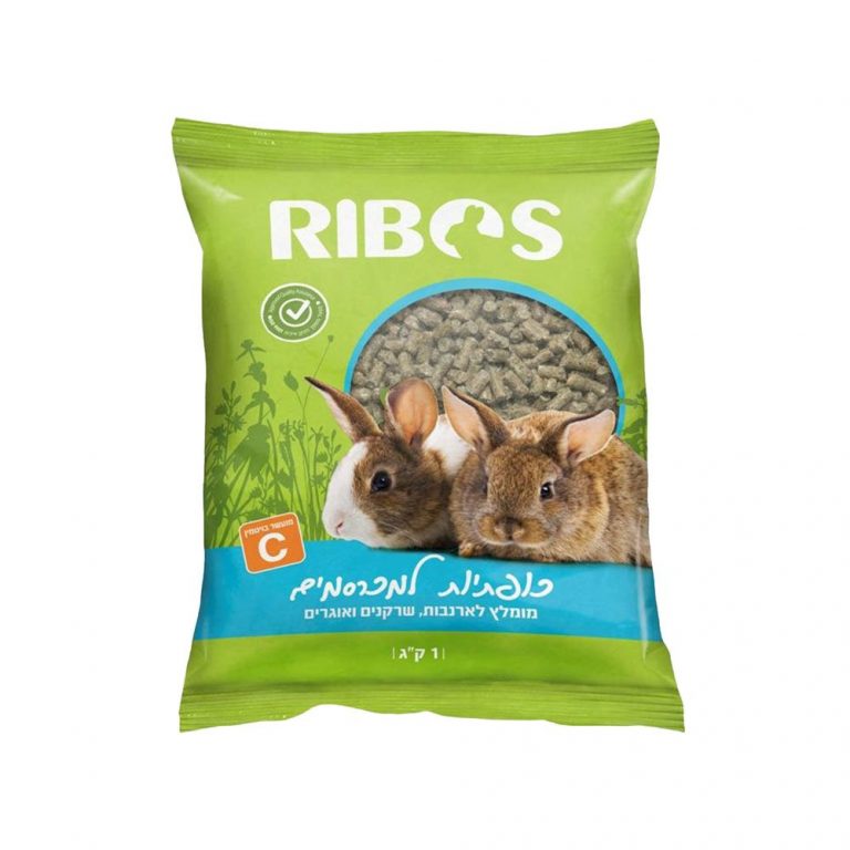 ⁦מזון כופתיות למכרסם 1 ק"ג Ribos⁩ – תמונה ⁦1⁩