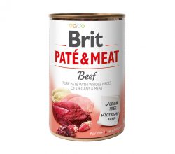 בריט שימורים בשר ופטה בקר 400 גרם Brit