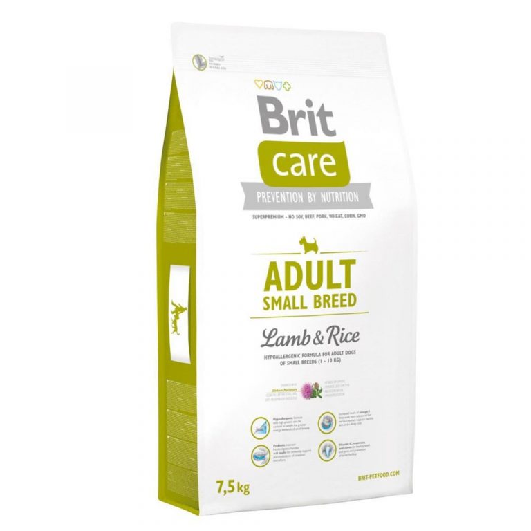 ⁦מזון בריט קר כלב בוגר גזע קטן 7 ק"ג כבש ואורז Brit Care⁩ – תמונה ⁦1⁩