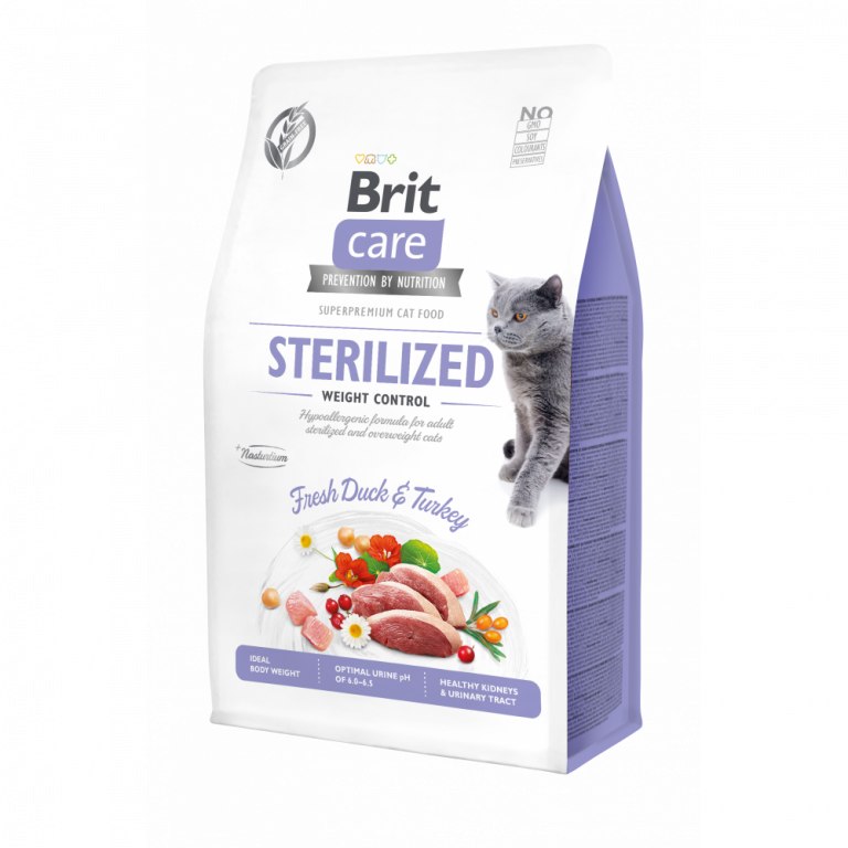 ⁦בריט קר חתול בוגר מסורס לייט נטול דגנים 2 ק"ג Brit Care⁩ – תמונה ⁦1⁩