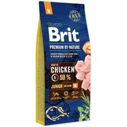 בריט פרימיום כלב גור ג'וניור בינוני 15 ק"ג עוף - Brit Premium