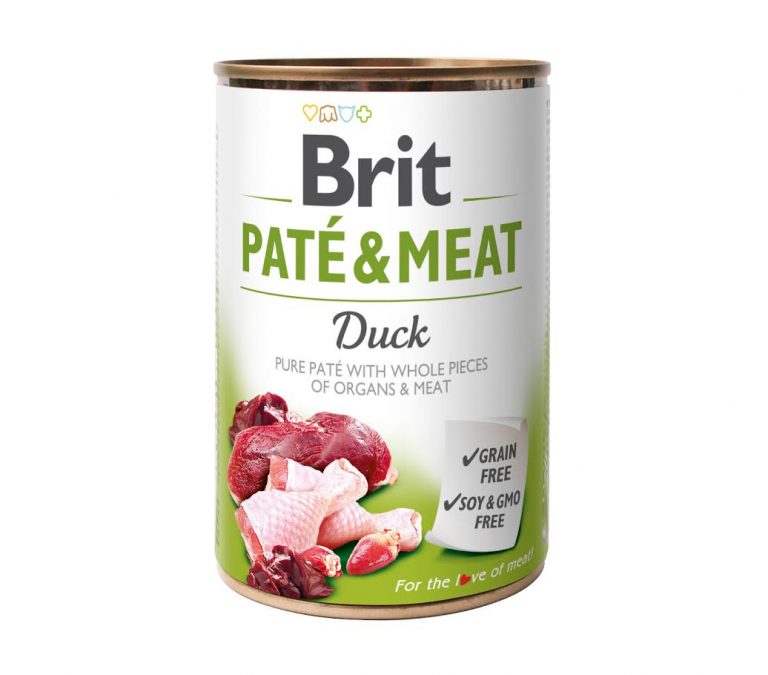 ⁦בריט שימורים בשר ופטה ברווז 400 גרם Brit⁩ – תמונה ⁦1⁩