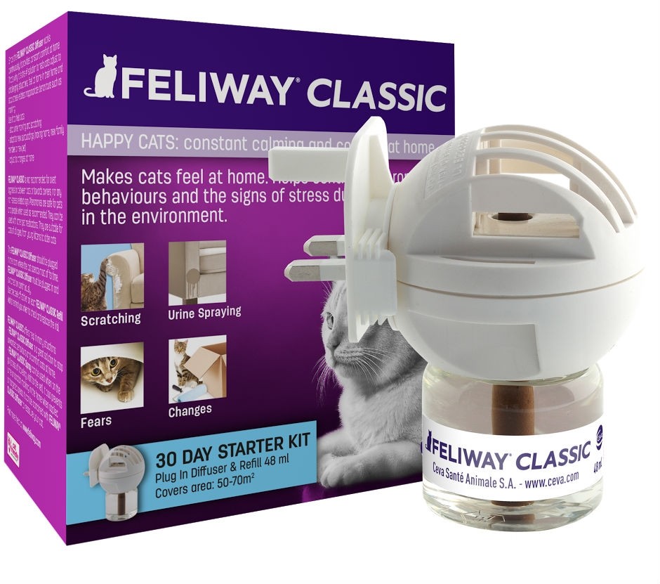 dufuser.jpg פליווי דפיוזר + מילוי להרגעת חתולים 48 מ"ל Feliway – תמונה 1