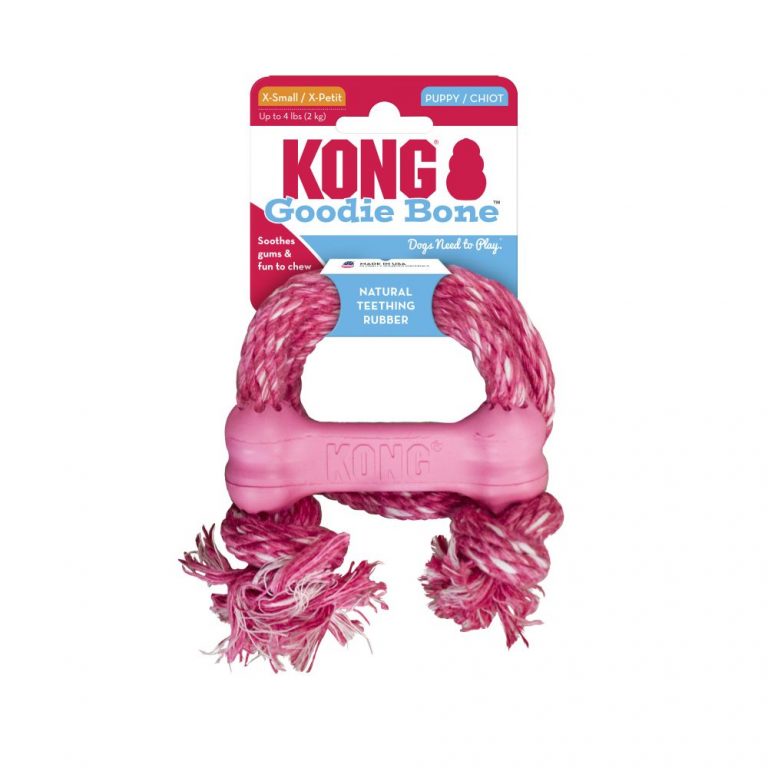⁦קונג עצם גודיז לגורים עם חבל KONG⁩ – תמונה ⁦5⁩