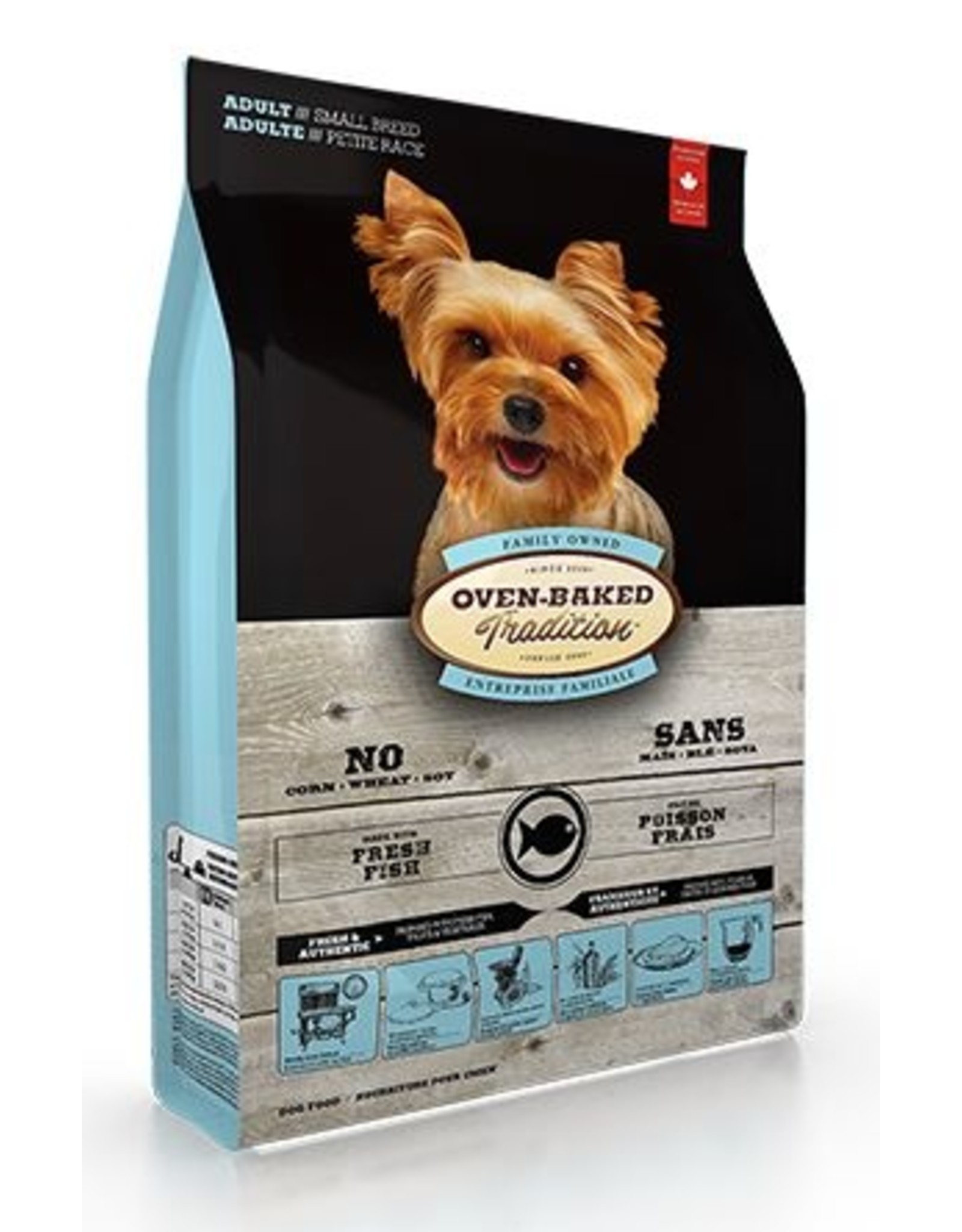 oven-baked-tradition-ovenbaked-tradition-dog-small.jpg אוכל לכלבים אובן בייקד טרדישן בוגר גזע קטן דגים 2.27 ק"ג OBT – תמונה 1