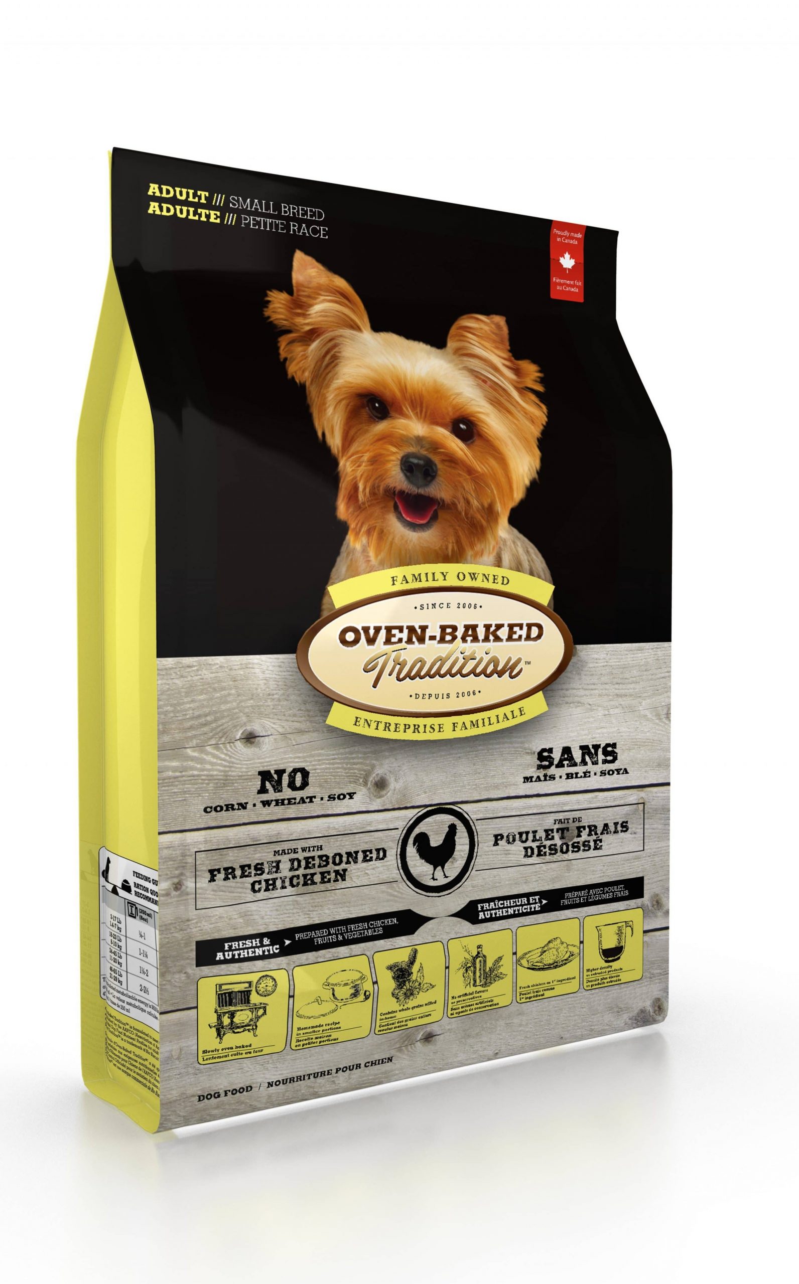 ovenbaked-tradition-ovenbaked-tradition-dog-small-2.jpg אוכל לכלבים אובן בייקד טרדישן בוגר גזע קטן עוף 2.27 ק"ג OBT – תמונה 1