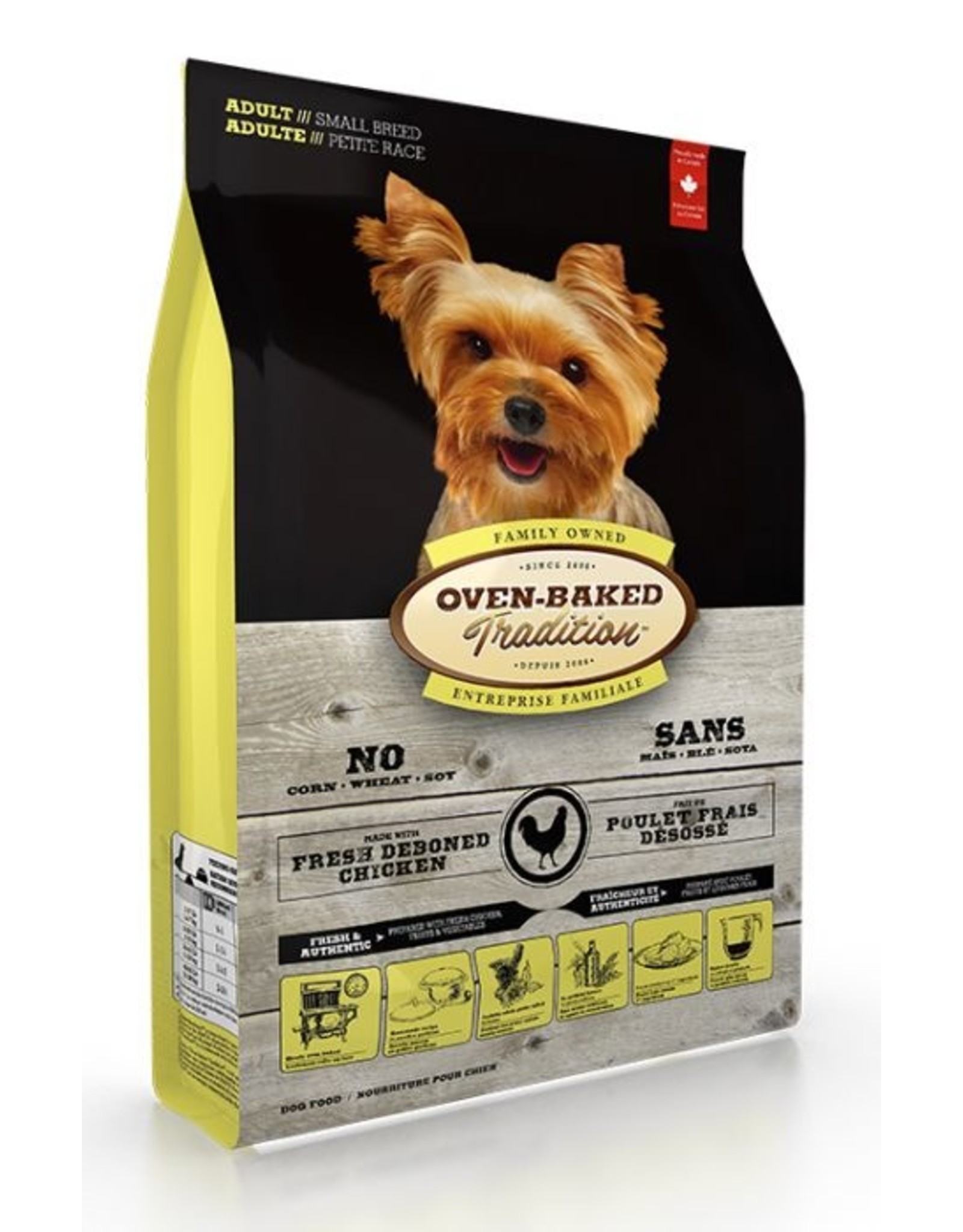 ovenbaked-tradition-ovenbaked-tradition-dog-small.jpg אוכל לכלבים אובן בייקד טרדישן בוגר גזע קטן עוף 5.68 ק"ג OBT – תמונה 1
