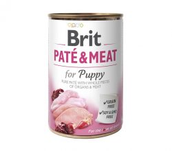 בריט שימורים בשר ופטה לגורים 400 גרם Brit