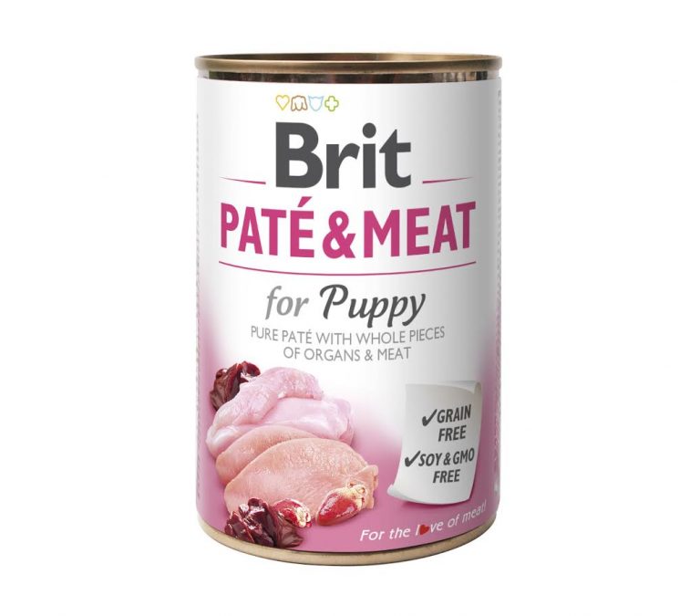⁦בריט שימורים בשר ופטה לגורים 400 גרם Brit⁩ – תמונה ⁦1⁩