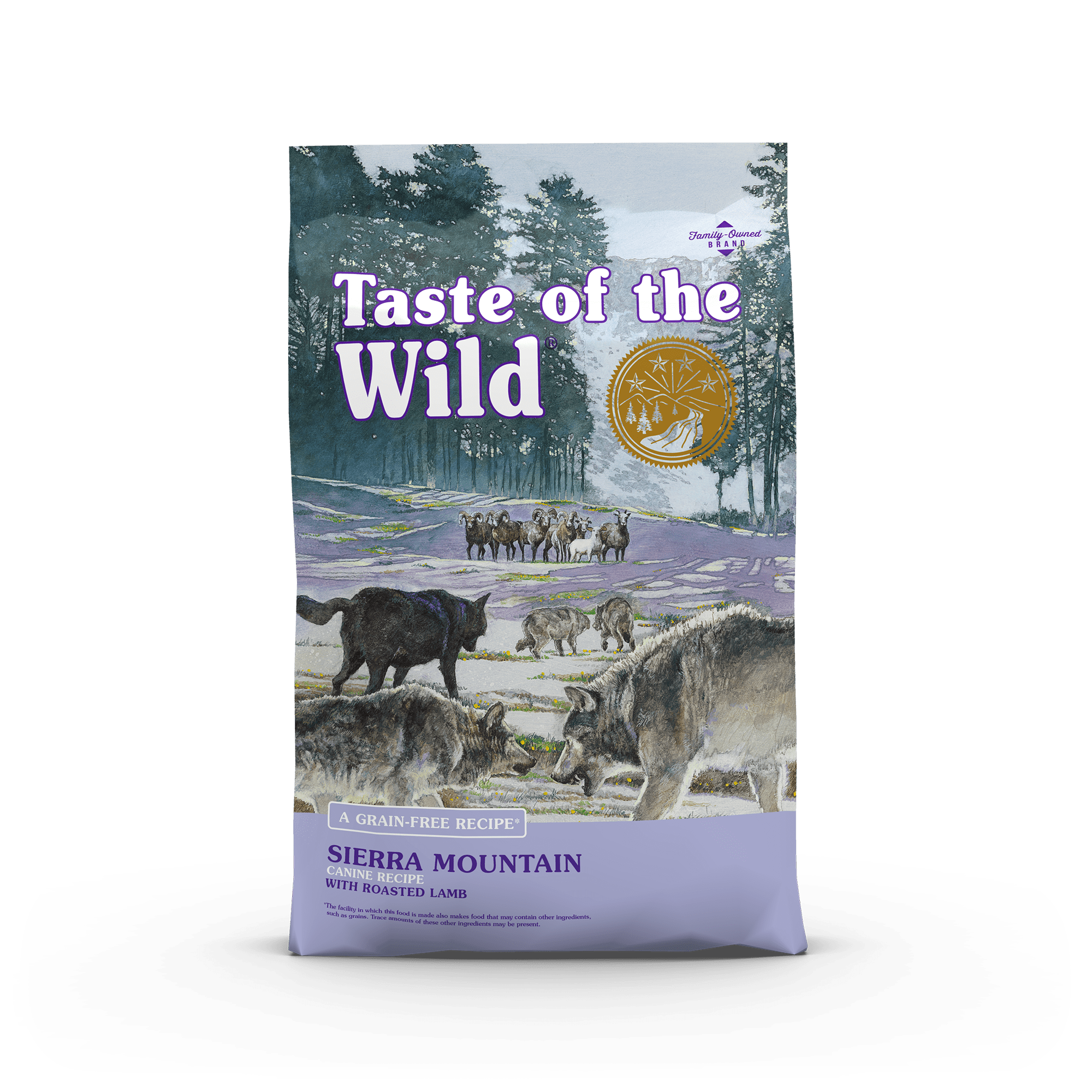 sierra-mountain-dry-canine-recipe.png טייסט אוף דה ווילד כבש 12.2 ק"ג Taste Of The Wild – תמונה 1