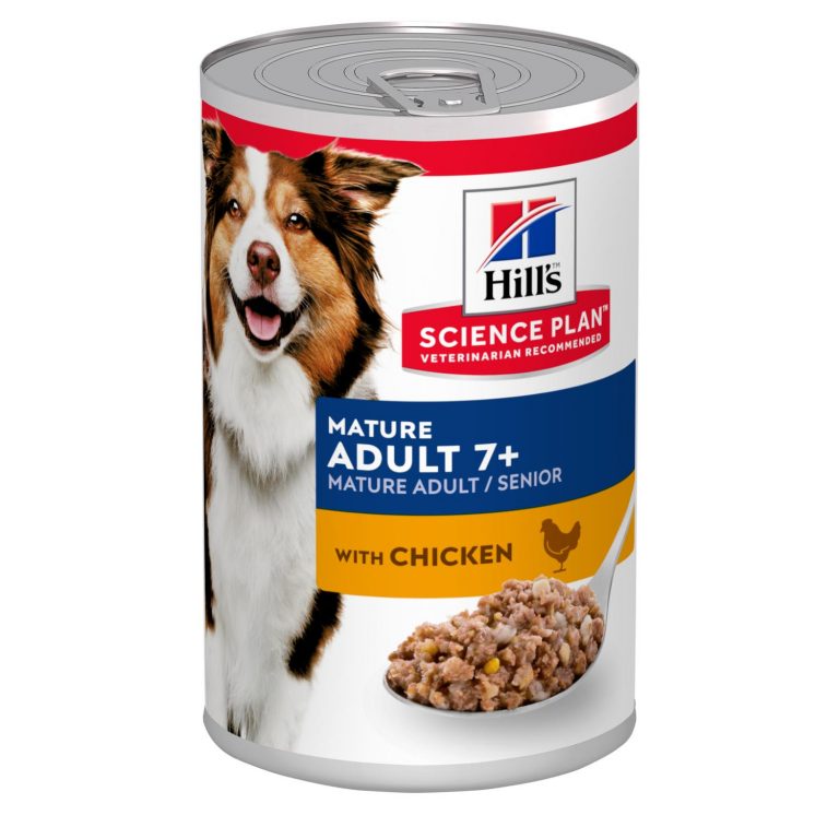 ⁦הילס שימורים לכלב מבוגר 7+ עוף 370 גרם Hills⁩ – תמונה ⁦1⁩