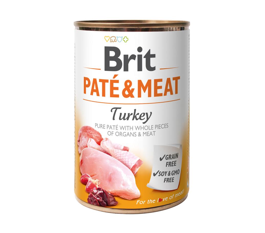 turkey.jpeg בריט שימורים בשר ופטה הודו 400 גרם Brit – תמונה 1