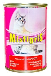 שימורי מיסטיגריס לחתול 400 גרם - 3 ב 10 ש"ח Mistigris