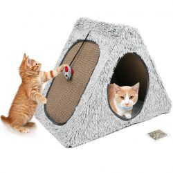מתקן גירוד לחתולים משולש ASPCA