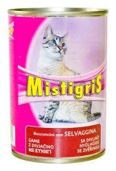 ⁦שימורי מיסטיגריס לחתול 400 גרם - 3 ב 10 ש"ח Mistigris⁩ – תמונה ⁦2⁩