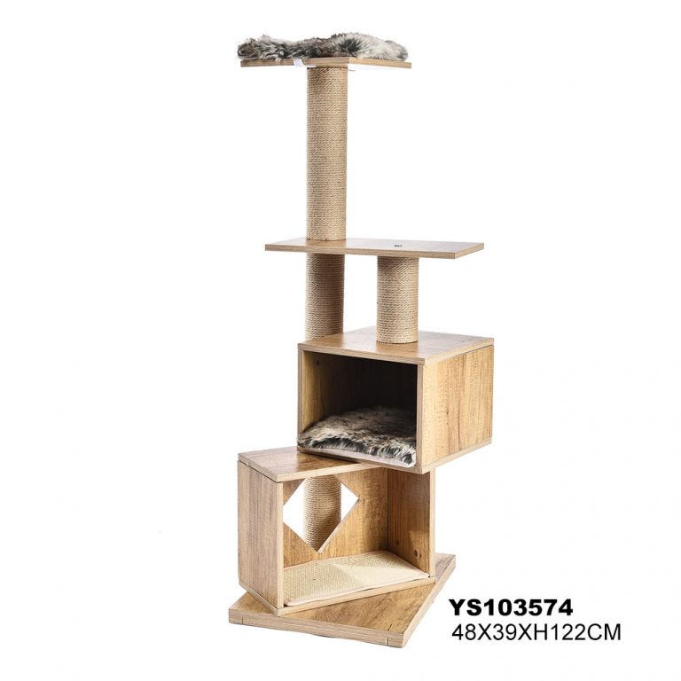 ⁦מגרדת מפוארת 2 חדרים+עמודי גירוד My Pet⁩ – תמונה ⁦1⁩