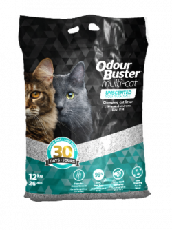 חול חתולים אודר בוסטר מולטיקט 12 ק"ג Odor Buster Multicat