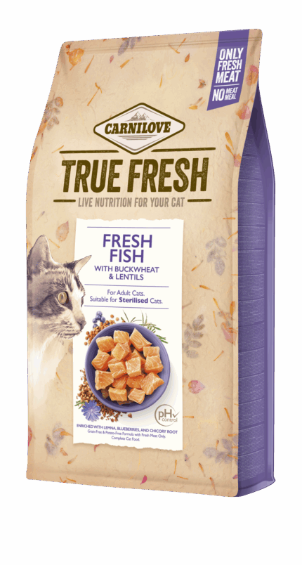 קרנילאב True Fresh לחתול ע"ב דג 1.8 קג
