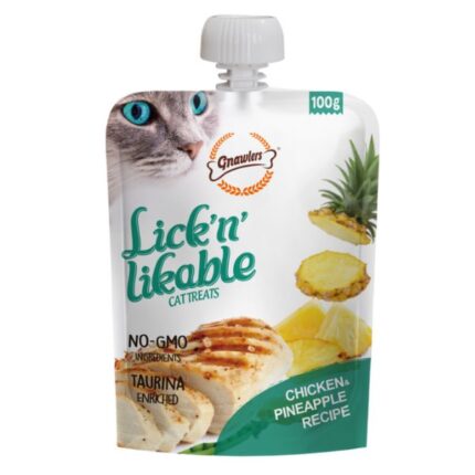 Lick`n likable - מחית לחתולים בטעם עוף ואננס