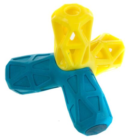 צעצוע גומי FLOAT בצורת פלוס PetsProject