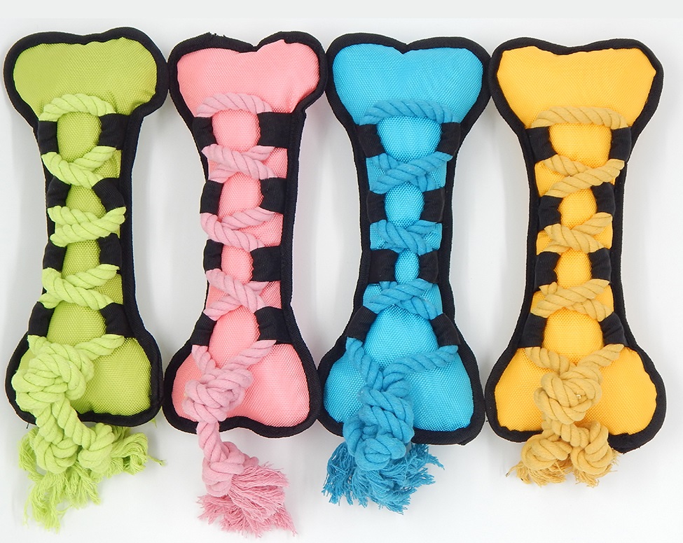 bone-dolls בובת קנבס בצורת עצם עם חבל דנטאלי PetsProject – תמונה 1