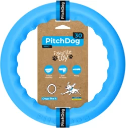 פיץ' דוג 30 ס"מ טבעת אימון כחולה Pitch Dog