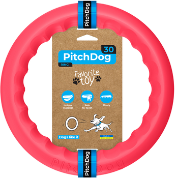 Pitch dog 30 ring pink פיץ' דוג 30 ס"מ טבעת אימון ורודה Pitch Dog – תמונה 1