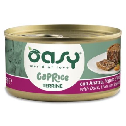 שימורי אואסי פטה ברווז וירקות 85 גרם Oasy TERRINA